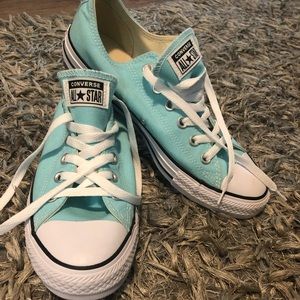 Teal Converse Allstars
